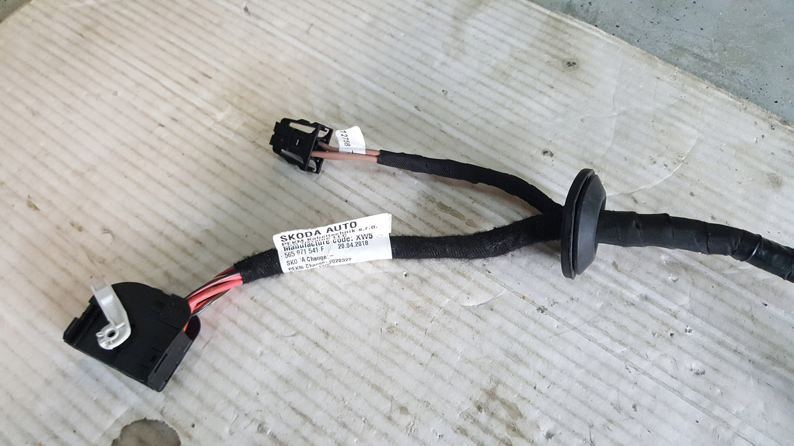 Wiązka instalacja haka SKODA KODIAQ 565971541F