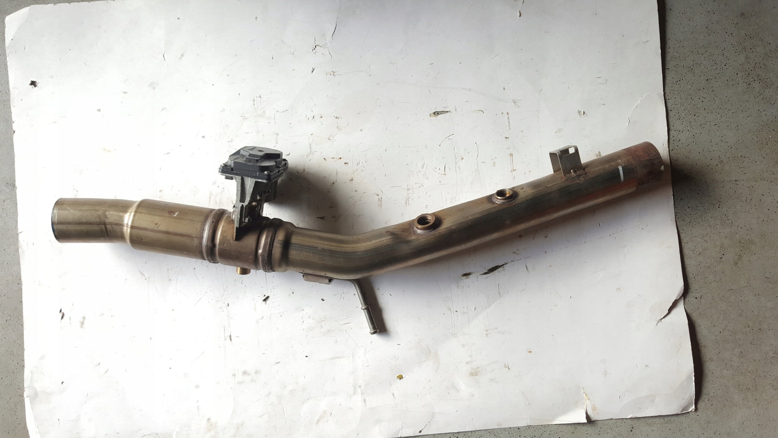 rura + przepustnica AUDI 4K0253409C , 8W0253691A