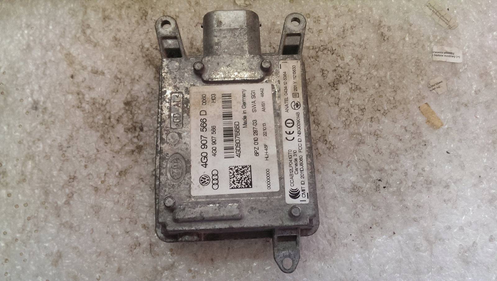 Asystent zmiany pasa ruchu AUDI A6 A7 4G0907566D