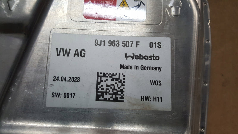 WEBASTO moduł grzewczy AUDI e-tron GT 9J1963507F