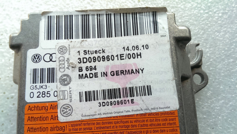 moduł sterownik air bag VW 3D0909601E