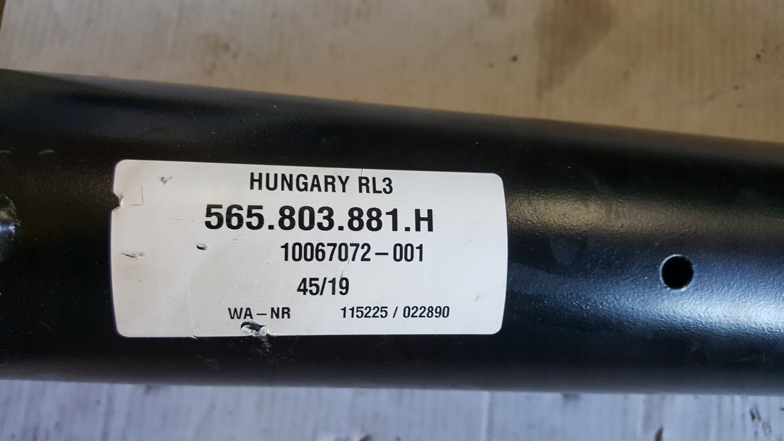 Hak holowniczy SKODA KODIAQ 565803881H demontaż