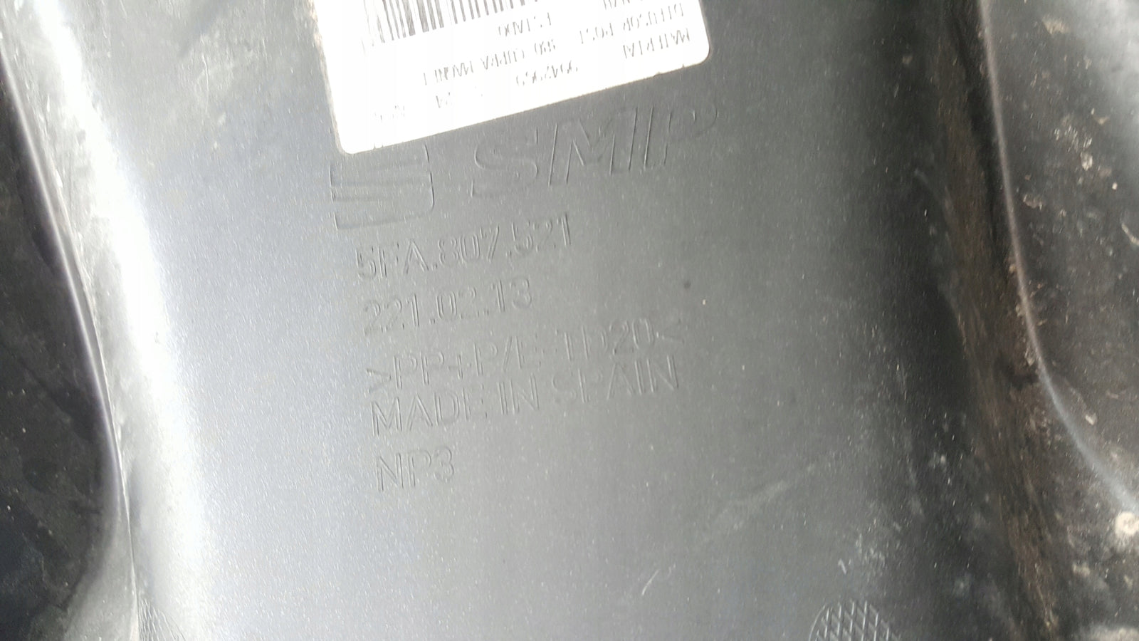 Dokładka zderzaka tył SEAT LEON CUPRA 5FA807521