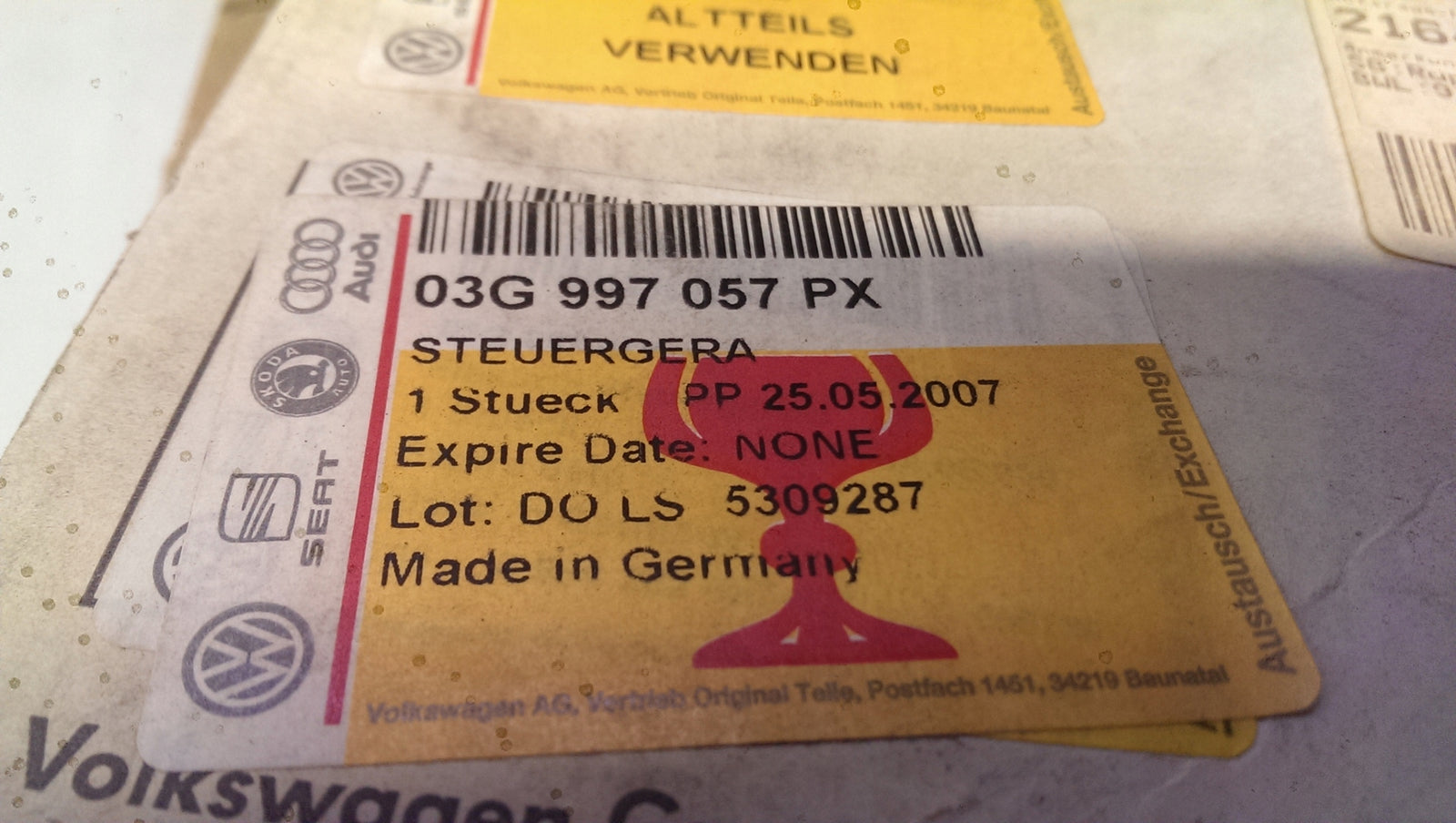 NOWY sterownik silnika diesel VW AUDI 03G997057PX