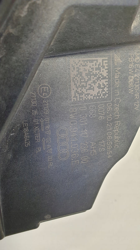 PR kompletny LED Matrix Audi A4 8W0941036E IDEAŁ!