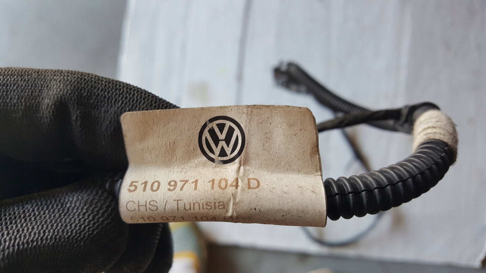 Wiązka instalacja czujników PDC tył-- VW SPORTSVAN 510971104D demontaż