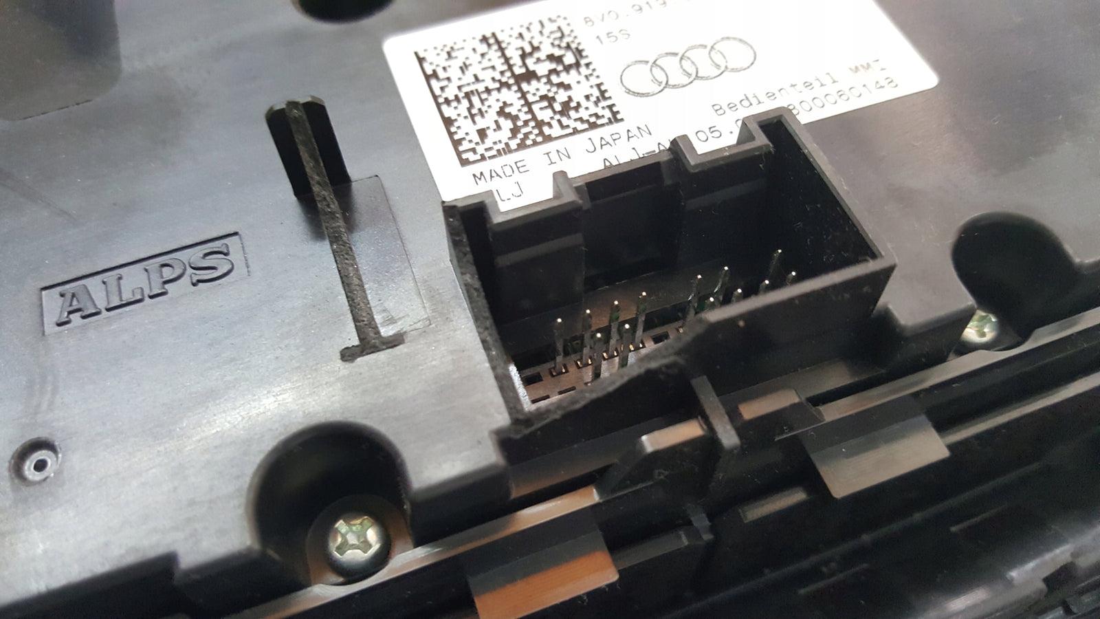 Kontroler panel sterowania MMI AUDI A3 RS3 8V0919614BE demontaż