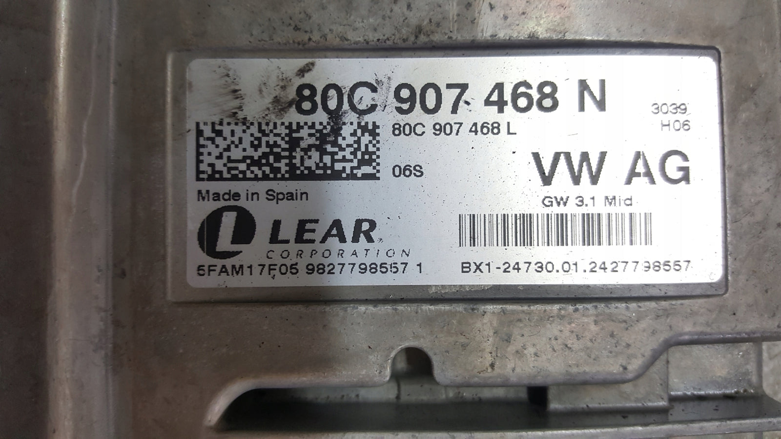 AUDI A4 B9 8W MODUŁ STEROWNIK INTERFACE GATEWAY 80C907468N