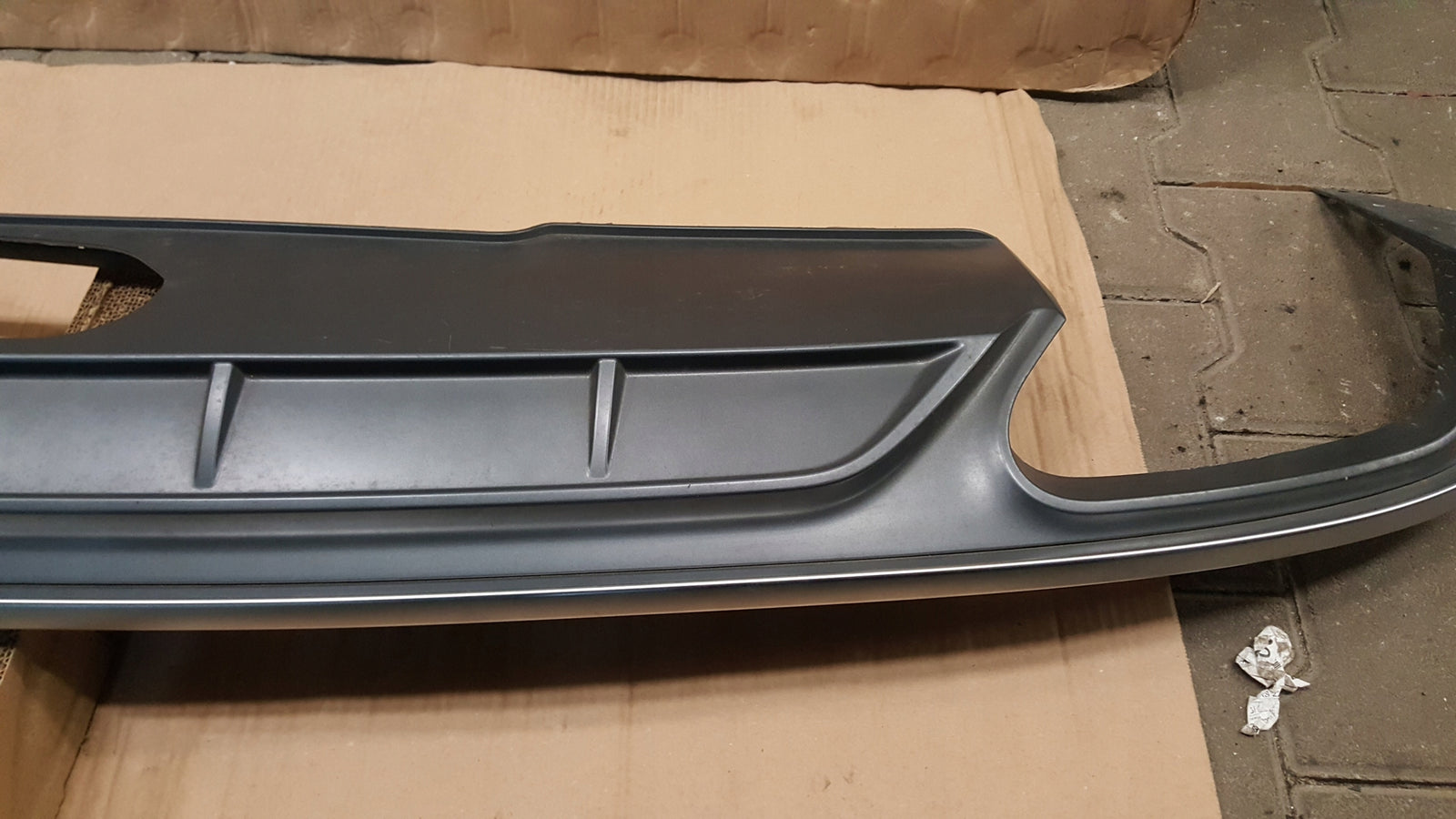 SPOILER ZDERZAKA TYŁ 8W0807521S AUDI A4 B9 S-LINE