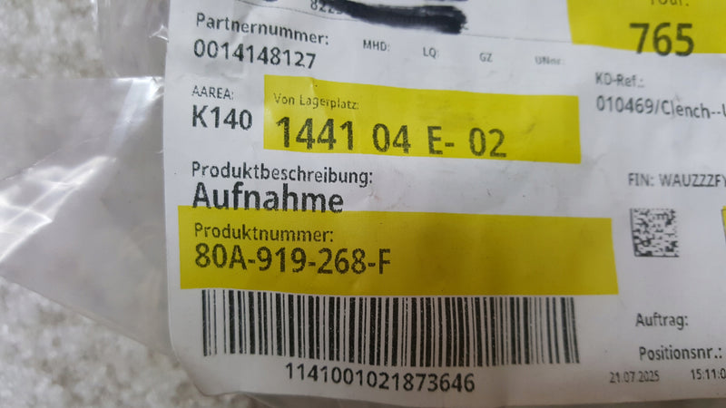 Nowy oryginalny uchwyt mocowania czujnika parkowania Audi Q5 strona prawa