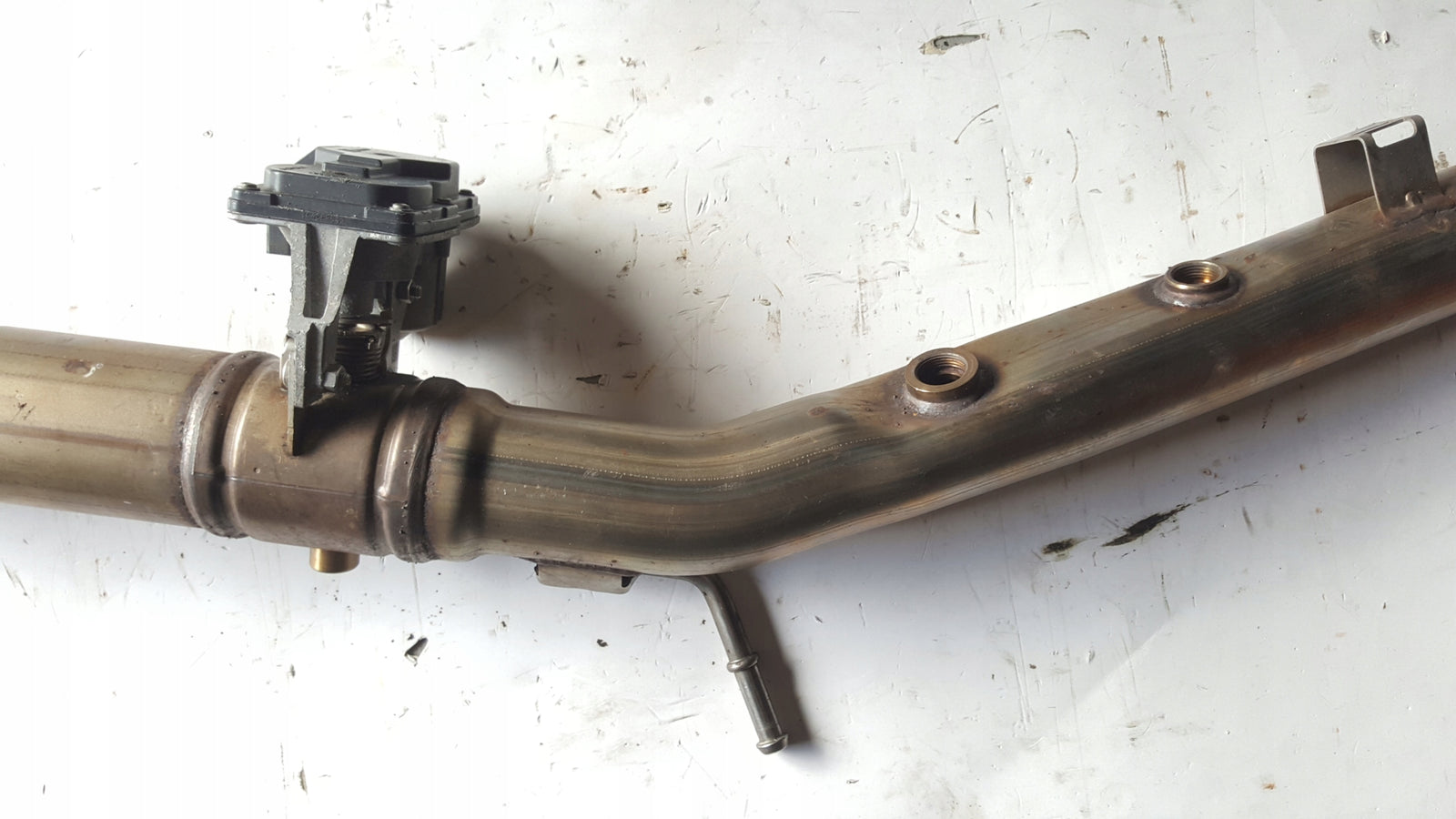 rura + przepustnica AUDI 4K0253409C , 8W0253691A