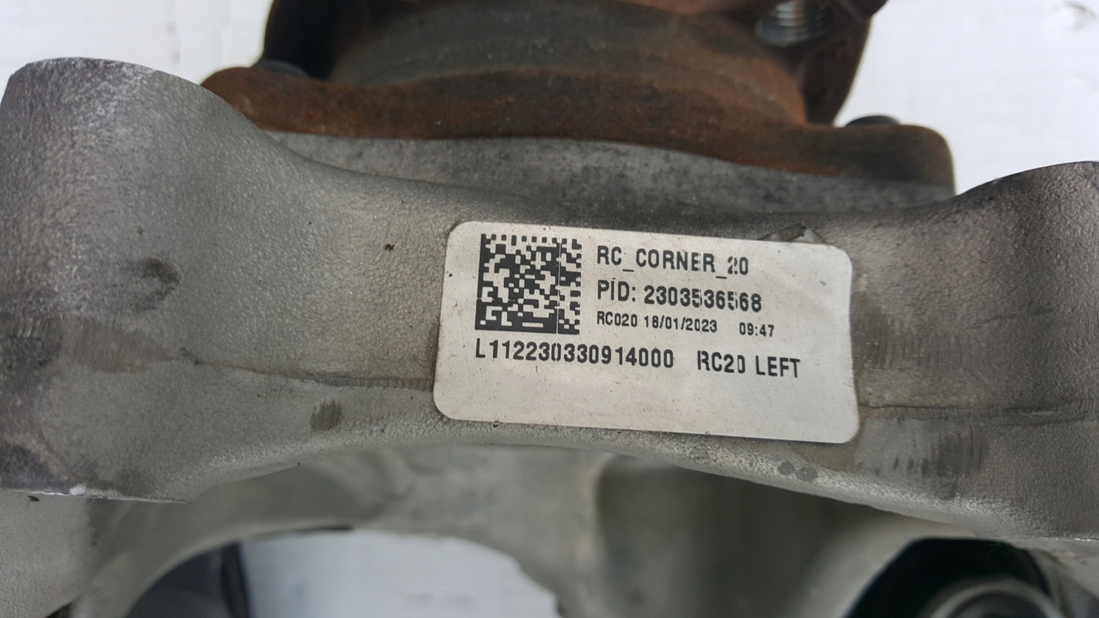 Zwrotnica lewy tył AUDI Q5 80A505435J DEMONTAŻ