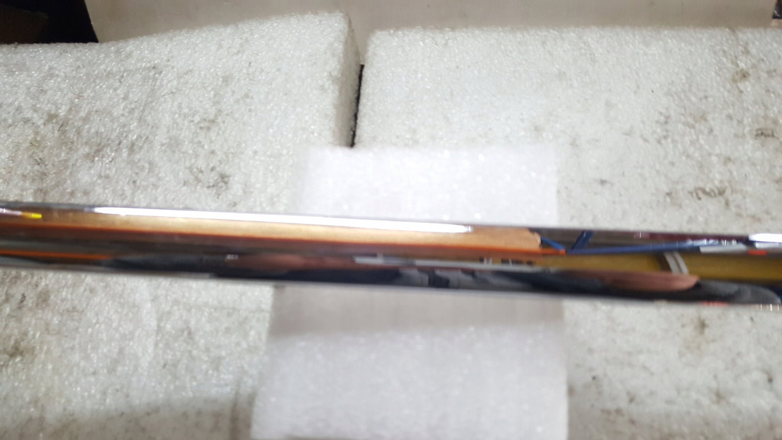 VW PASSAT B6 3C9 CHROM LISTWA ZDERZAKA LEWA TYŁ 3C9807459A ORYGINAŁ