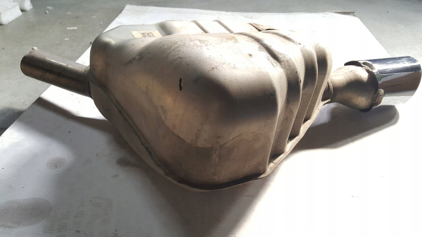 Tłumik końcowy AUDI A6 C7 4G0253611M demontaż