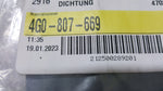 Uszczelka belki zderzaka LE tył AUDI A6 4G0807669