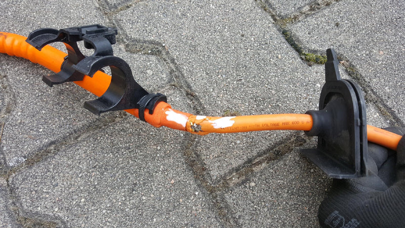 Kabel przewód zasilania hybryda AUDI Q5 80A971013D demontaż