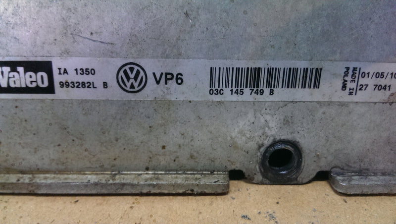 chłodnica powietrza AUDI VW 03C145749B intercooler