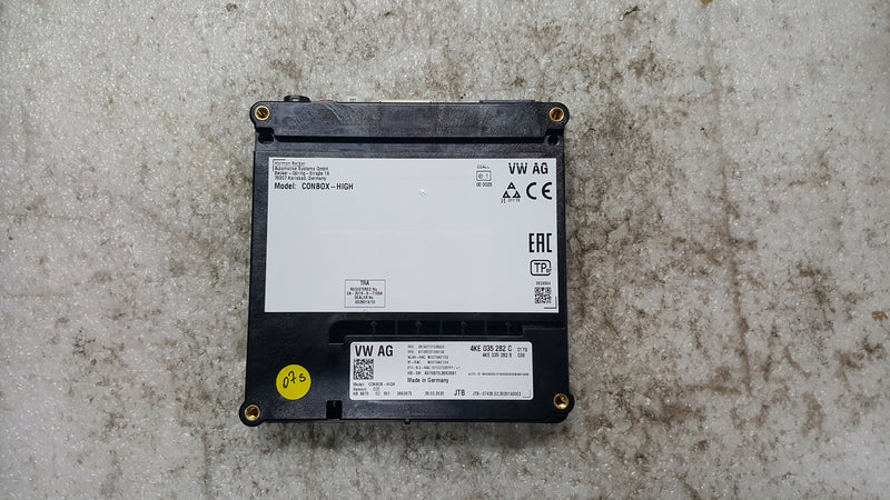 Sterownik moduł SOS-- AUDI A4 (B9) A5 RS4 RS5 4KE035282C demontaż