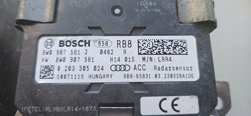 Radar ACC distronic AUDI A4 B9 8W0907561J 8W0907574 demontaż