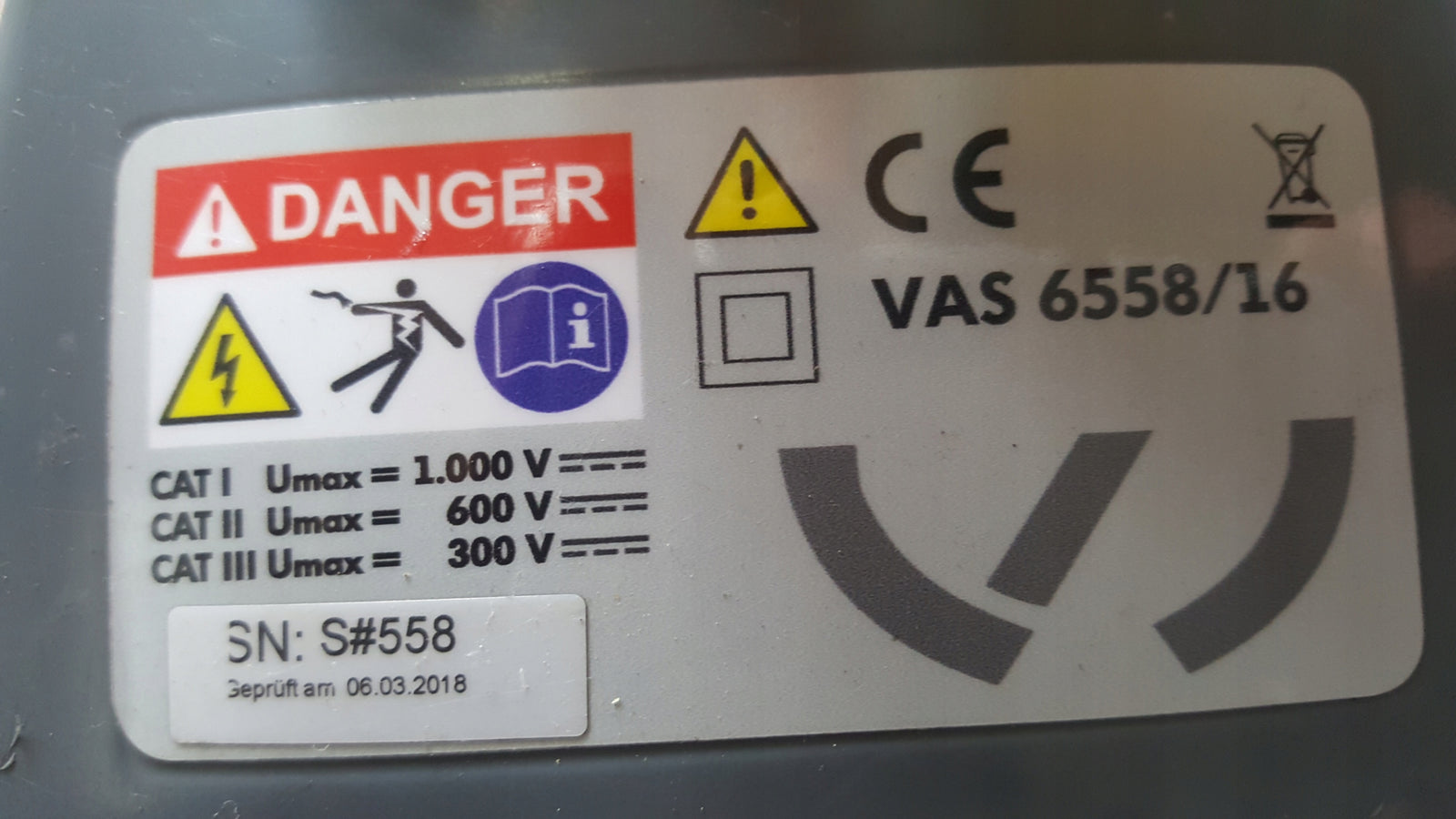 ASE40537700000 Adapter do testów wysokiego napięcia VAS 6558/16