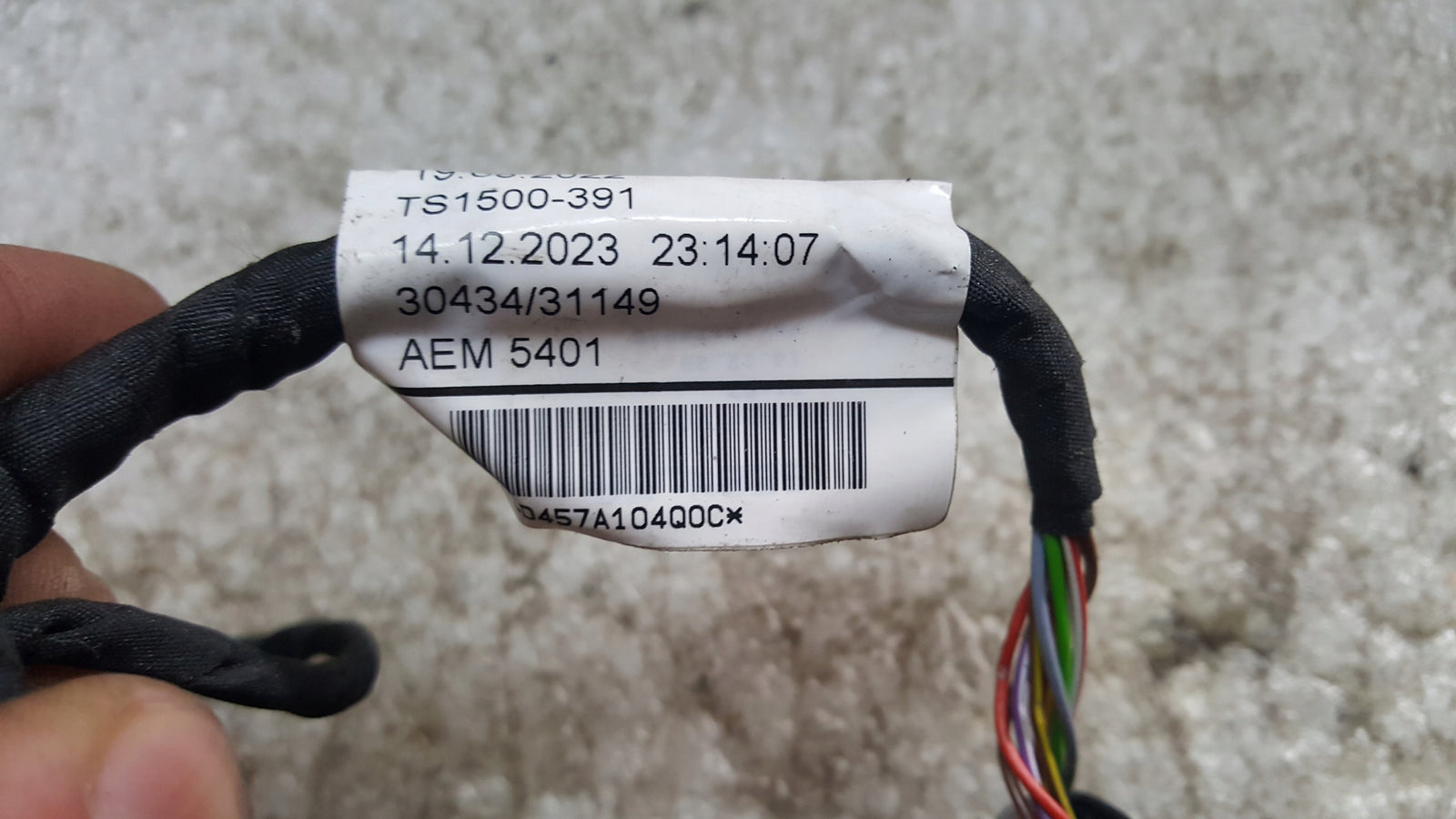 Wiązka instalacja PDC zderzaka tylnego SKODA KAROQ 57A971104Q demontaż