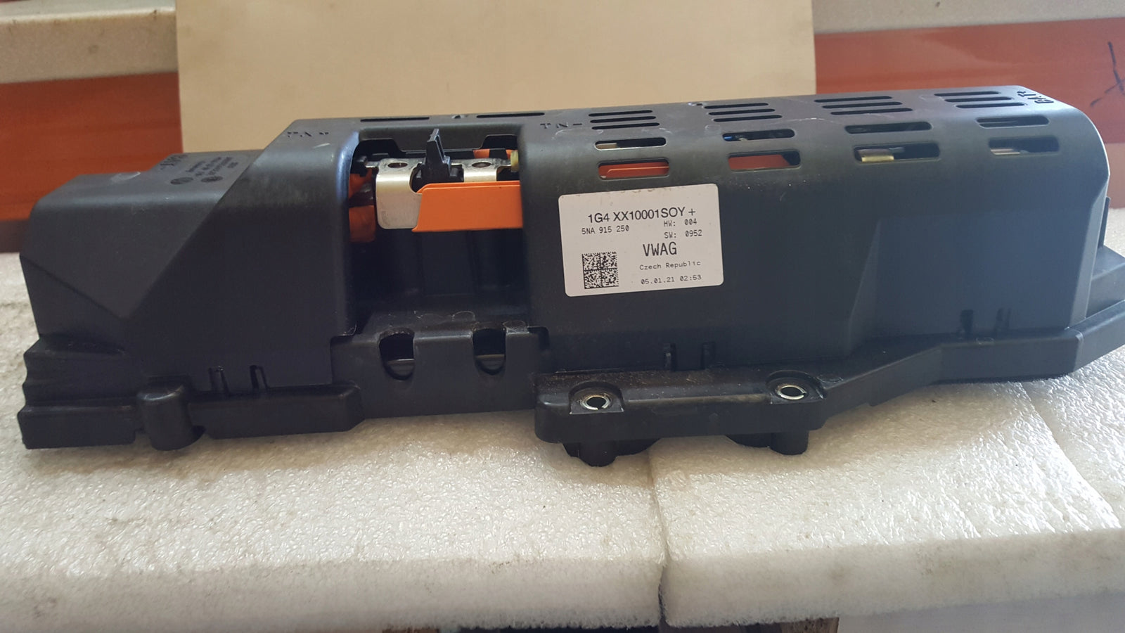 Sterownik akumulatora moduł zasilania VW TIGUAN 5NA915183 demontaż