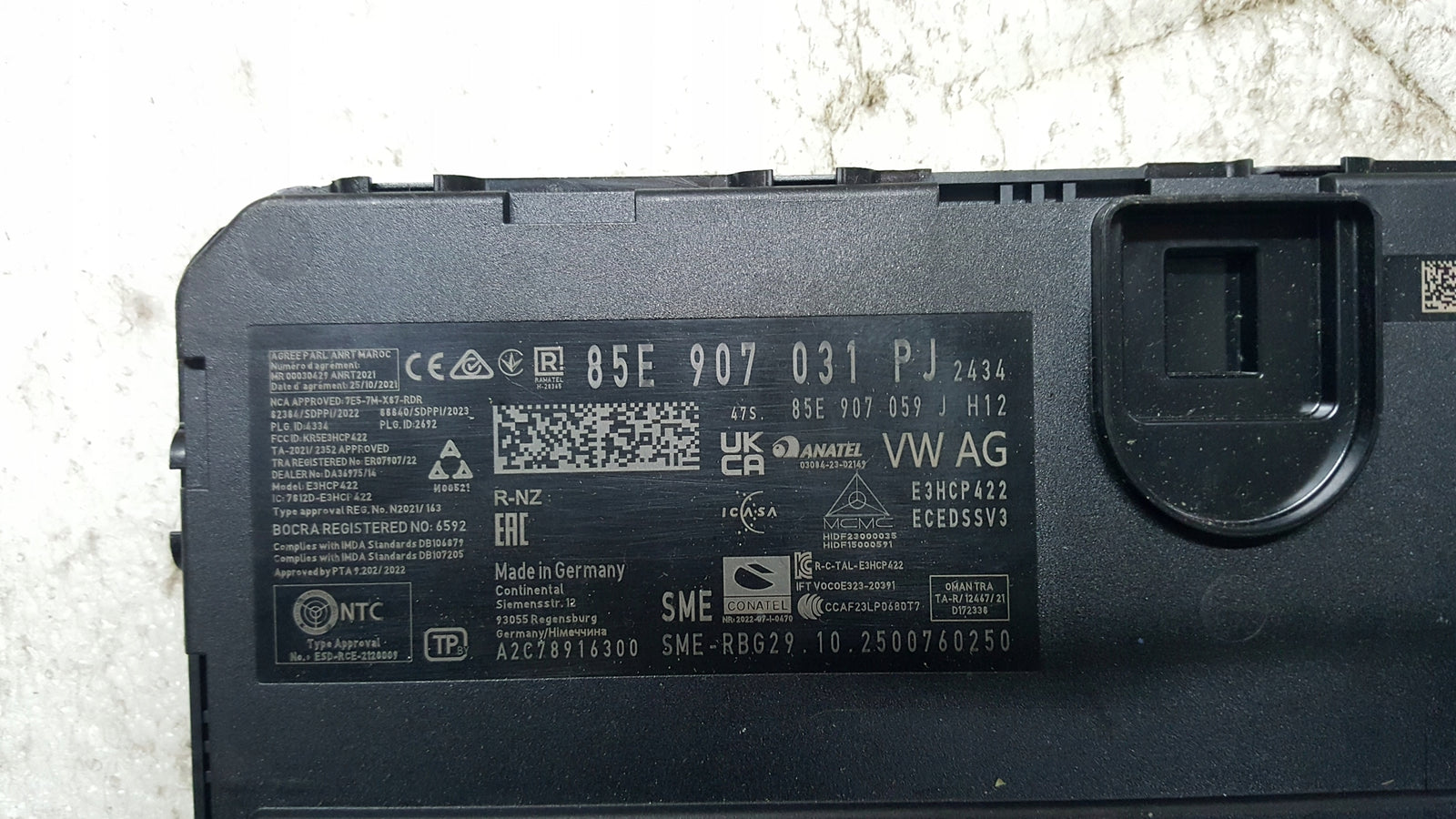 AUDI A5 B10 STEROWNIK MODUŁ KOMFORTU 85E907031PJ