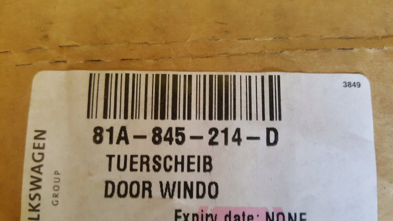 Szyba drzwi P tył AUDI Q2 81A845214D ORYGINAŁ NOWA