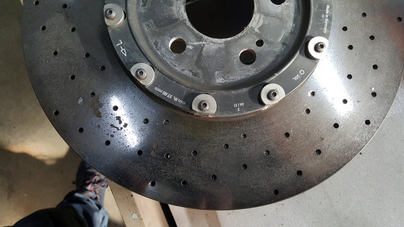 AUDI RSQ3 F3 A3 TARCZA HAMULCOWA CERAMICZNA CERAMIK PRZÓD LEWA 83A615301C