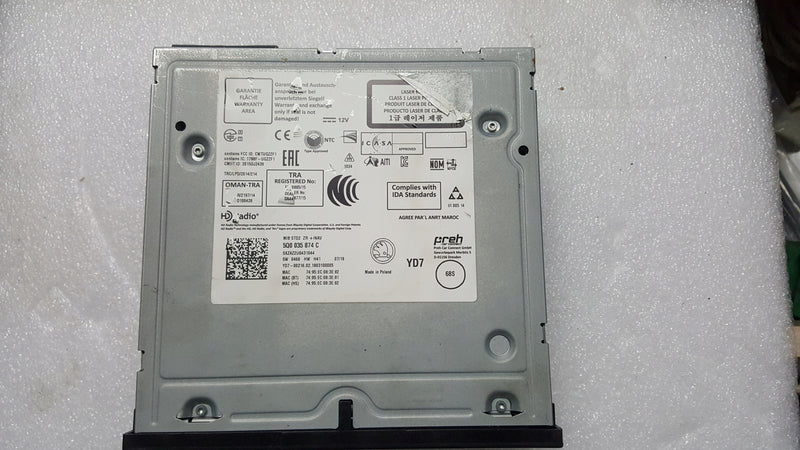 Czytnik MULTIMEDIA navi SKODA FABIA KAROQ KODIAQ OCTAVIA SUPERB 5Q0035874C