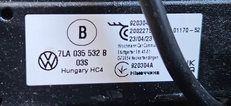 Pr Lusterko Vw MULTIVAN 7L1857502Q el. Składane Antena sygn pasa ogrzewane