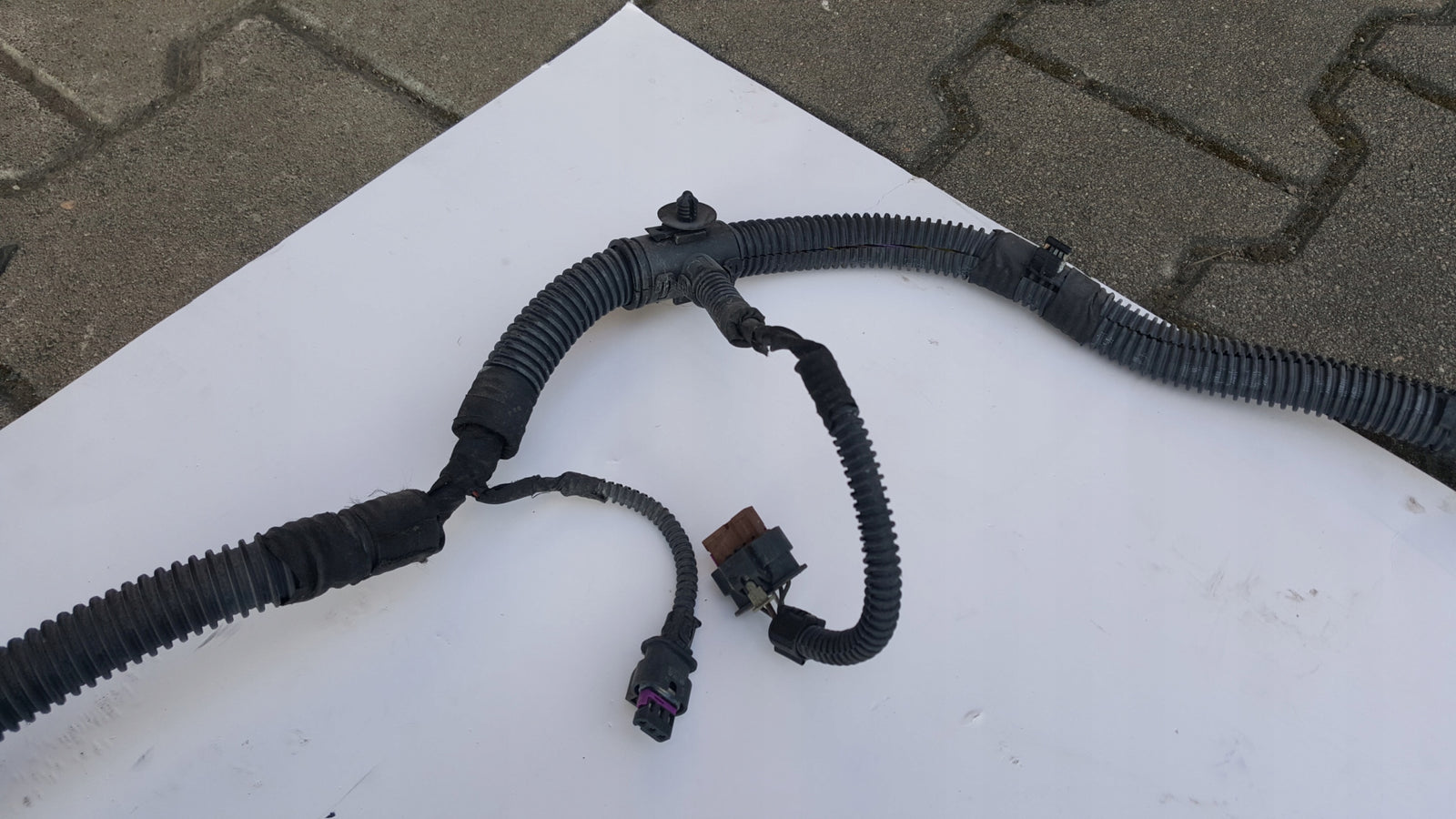 Wiązka czujników PDC zderzaka tylnego AUDI Q3 8U0971104N demontaż