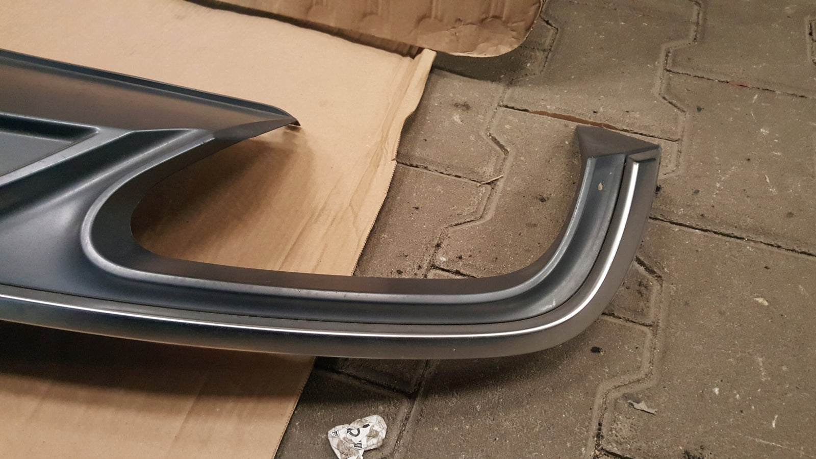 SPOILER ZDERZAKA TYŁ 8W0807521S AUDI A4 B9 S-LINE