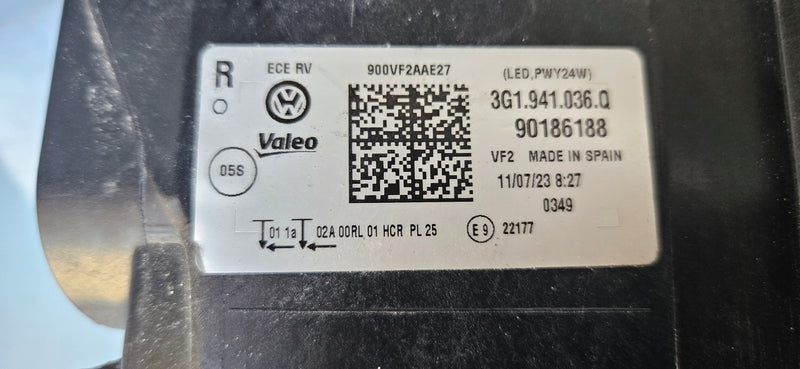 Pr ful led Vw Passat B8 LIFT 3G1941036Q 2023r demontaż