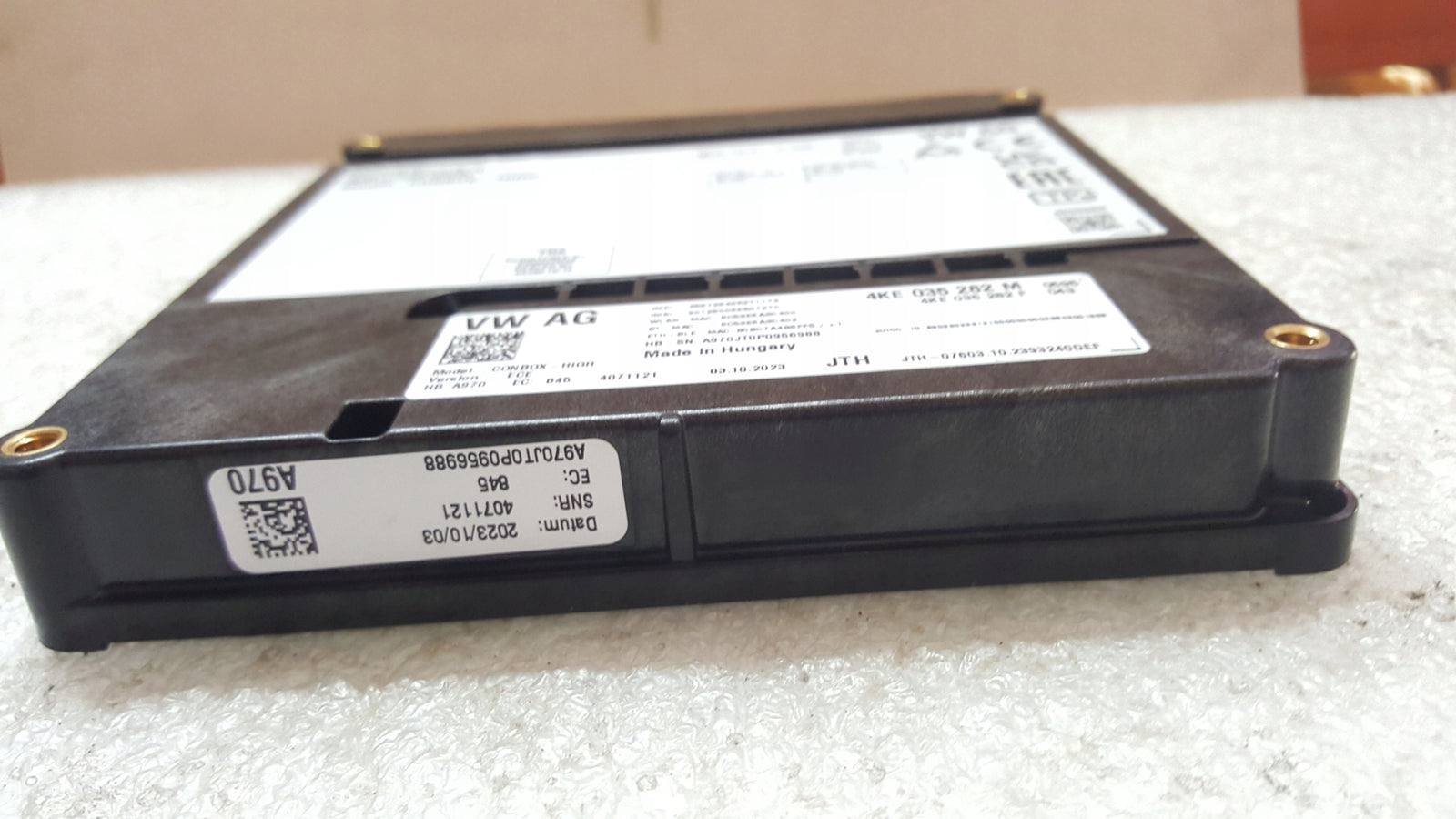 Sterownik moduł SOS-- AUDI 4KE035282M demontaż