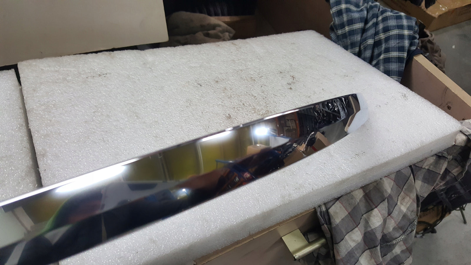 Listwa chrom zderzaka tylnego prawa strona AUDI A8 (D5) 4N0853556