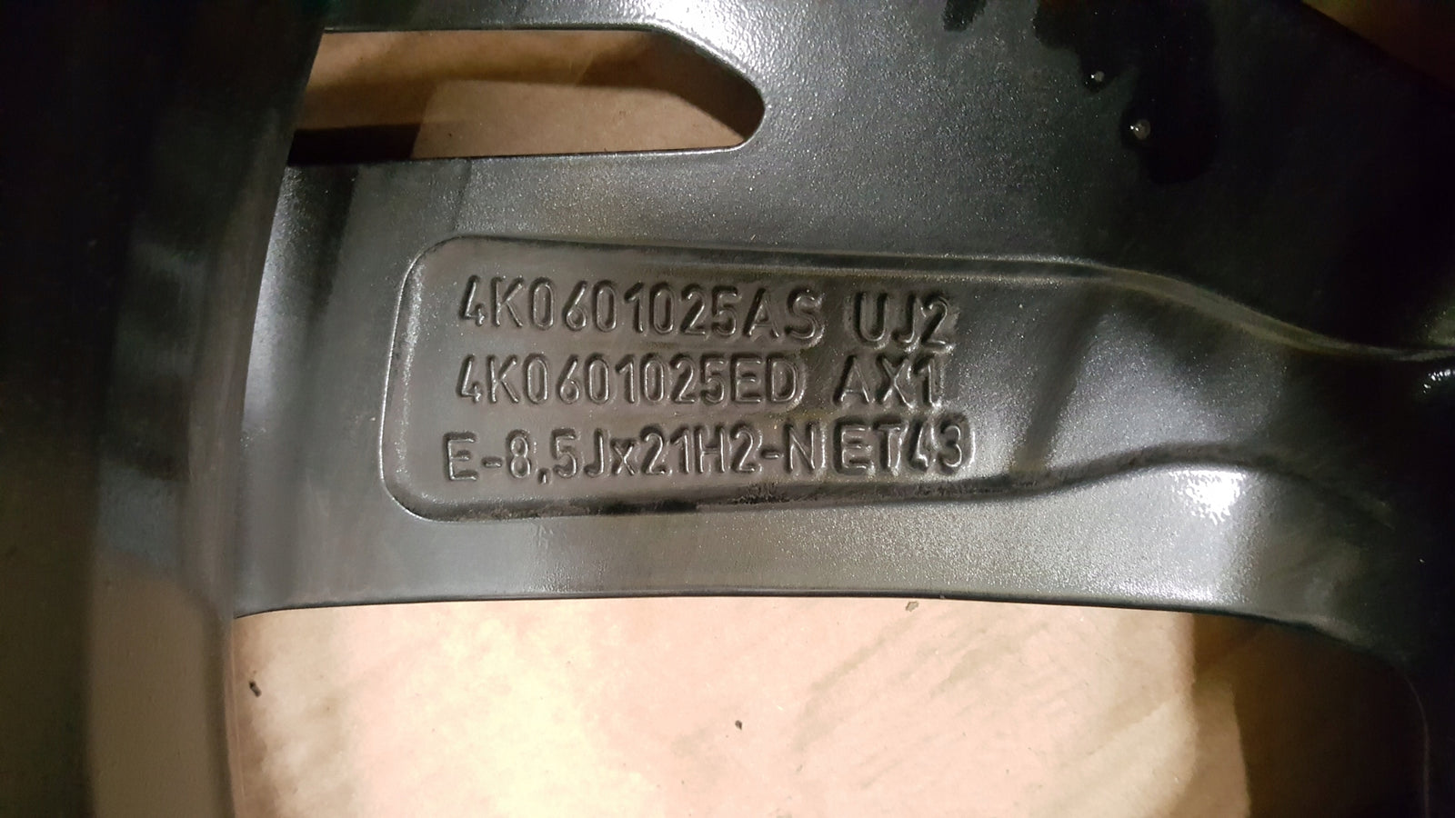 Felga Audi OE A6 4K0 C8 S6 RS6 8.5
