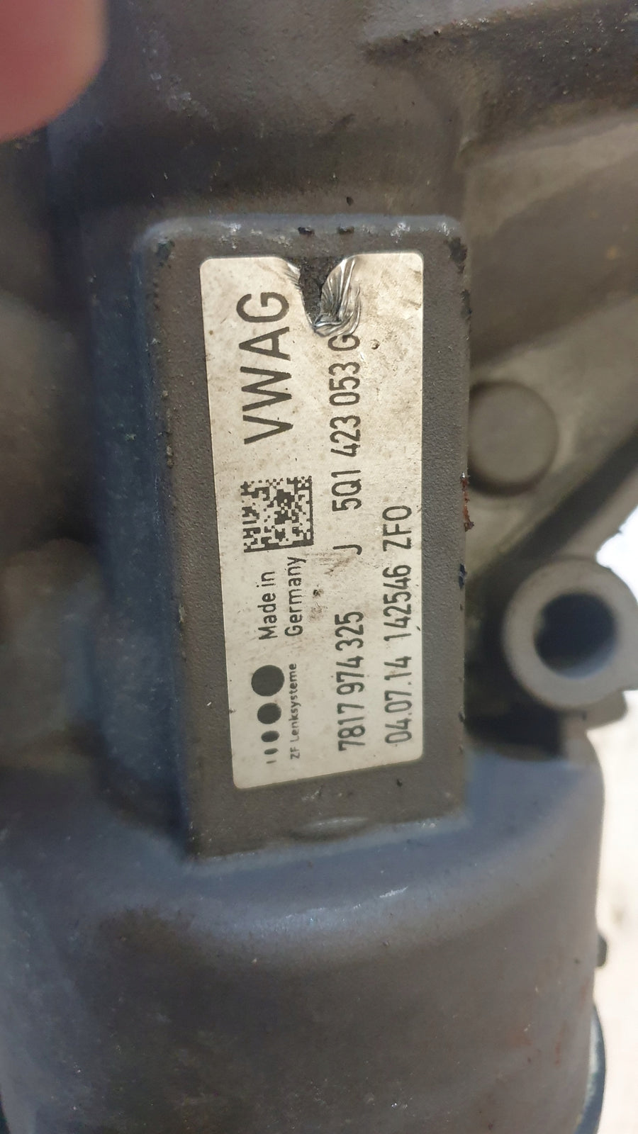 układ kierowniczy Vw Audi 3Q0909144F 5Q1423053G
