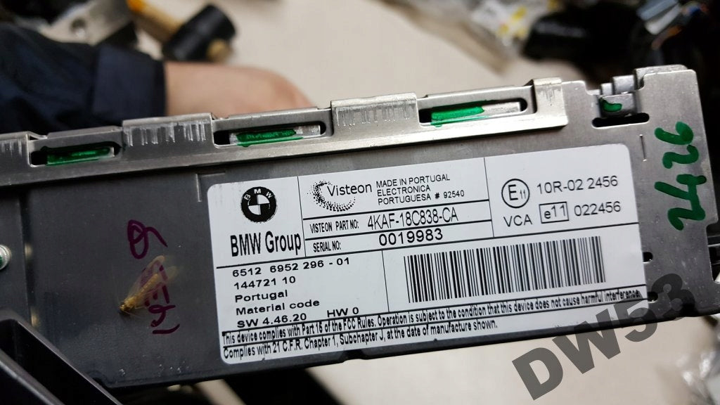 Radio BMW e87 e90 e81 Business CD BMW 6952296