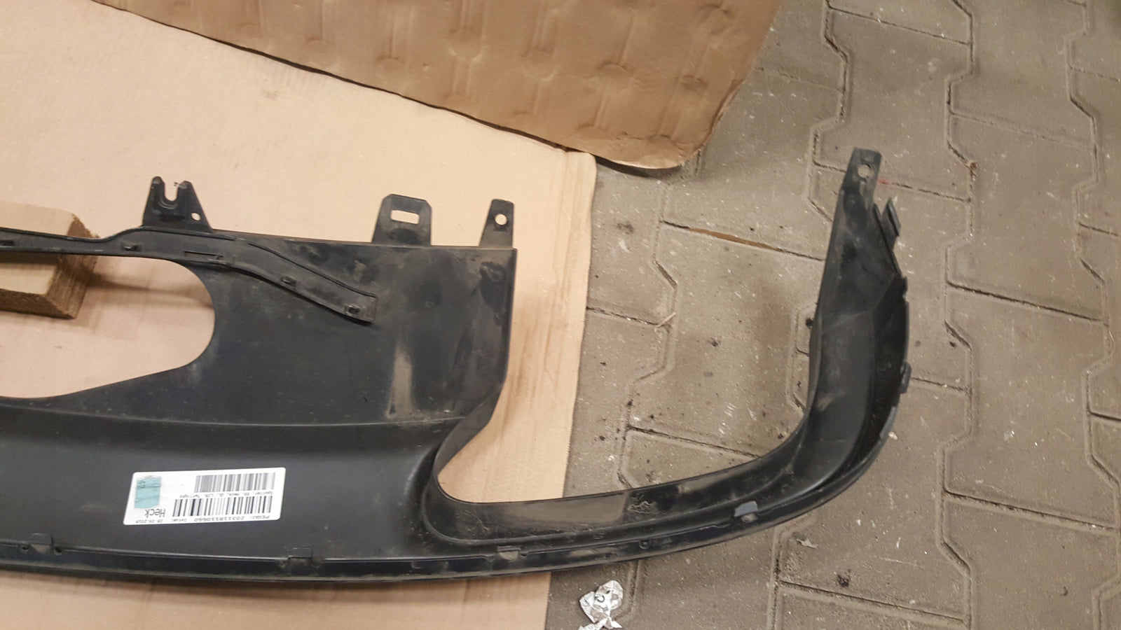 AUDI A4 B9 LIFT 24r SPOILER DOKŁADKA ZDERZAKA TYLNEGO TYŁ S-LINE 8W0807521R