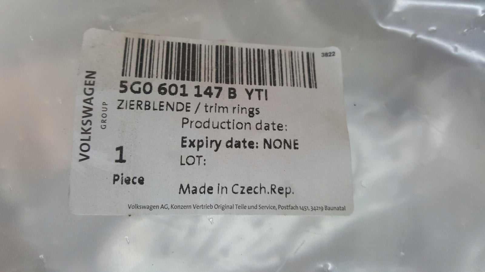 VW GOLF VII 7 5G0 KOŁPAK 16