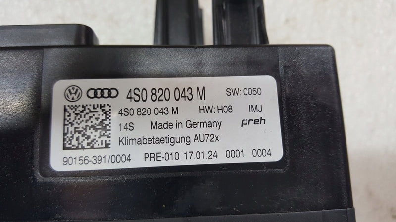 Panel klimatyzacji AUDI R8 4S0820043M demontaż