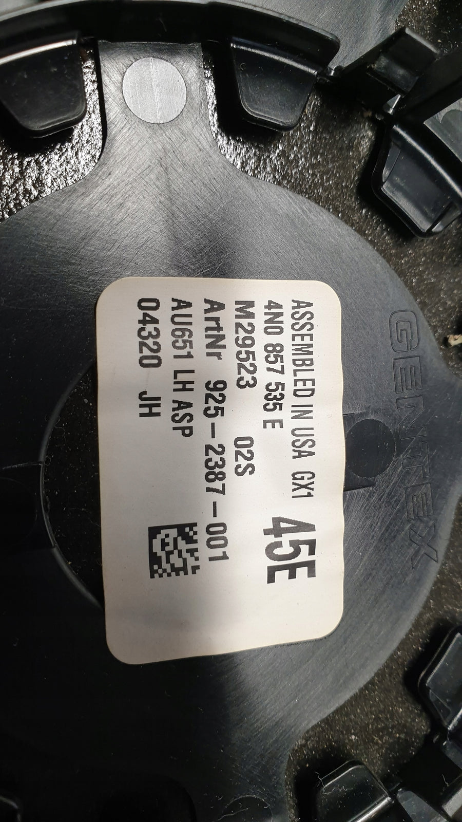 Lusterko zewnętrzne LE AUDI A8 4N1857527B 409J
