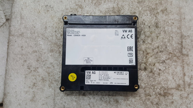 Sterownik moduł SOS-- AUDI A4 (B9) A5 RS4 RS5 4KE035282C demontaż