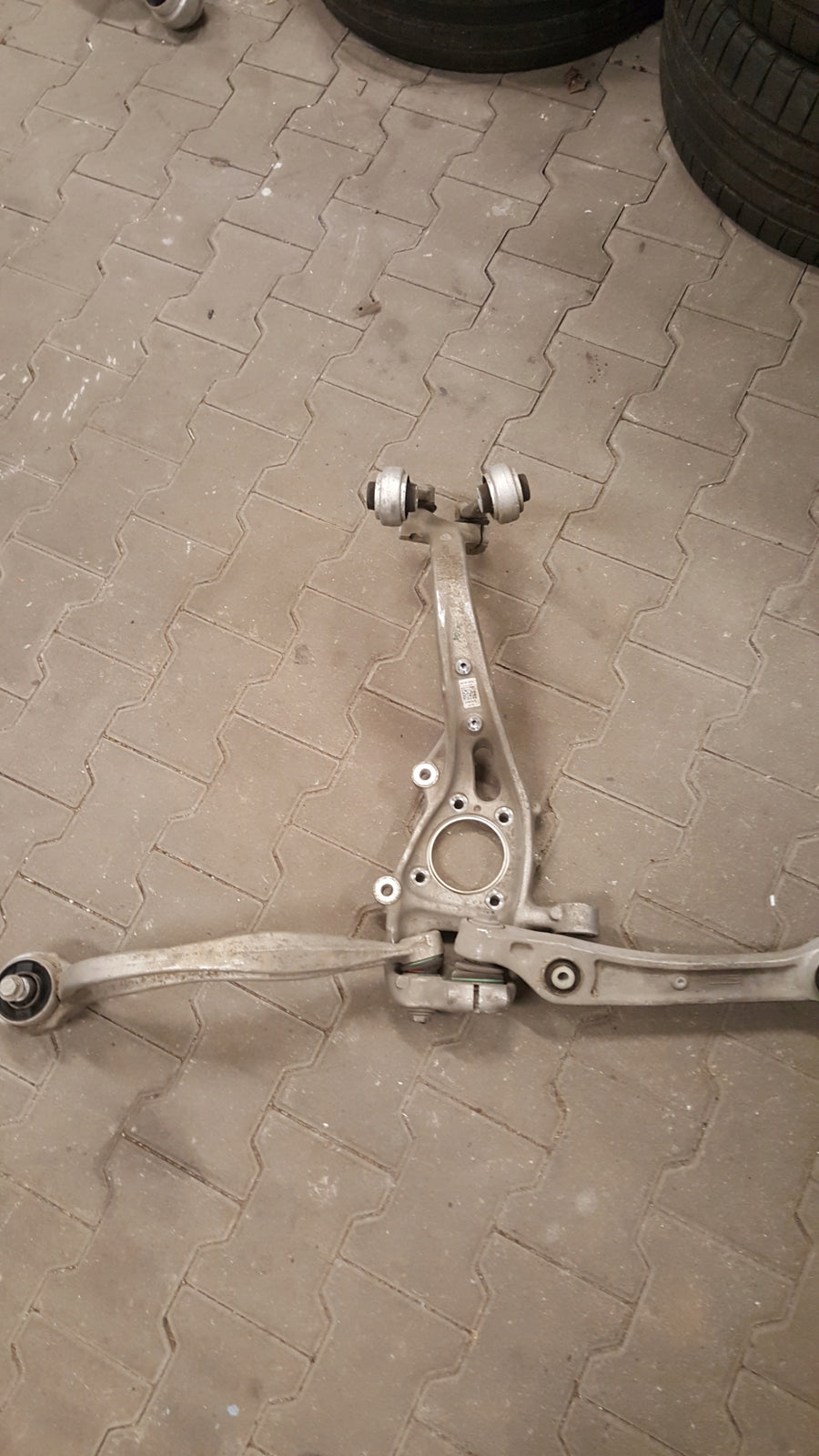 AUDI A6 C8 4K ZWROTNICA LEWY PRZÓD 4K0407559D + WAHACZE ORYGINAŁ