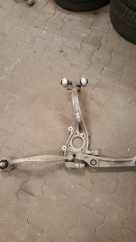 AUDI A6 C8 4K ZWROTNICA LEWY PRZÓD 4K0407559D + WAHACZE ORYGINAŁ