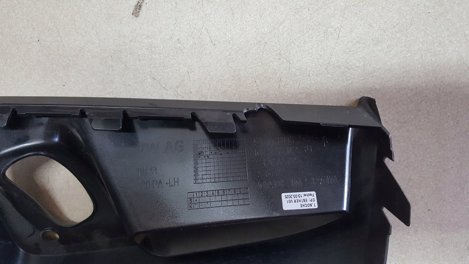 Seat Leon CUPRA lV lift Kratka boczna lewa zderzak przód 5FA807575
