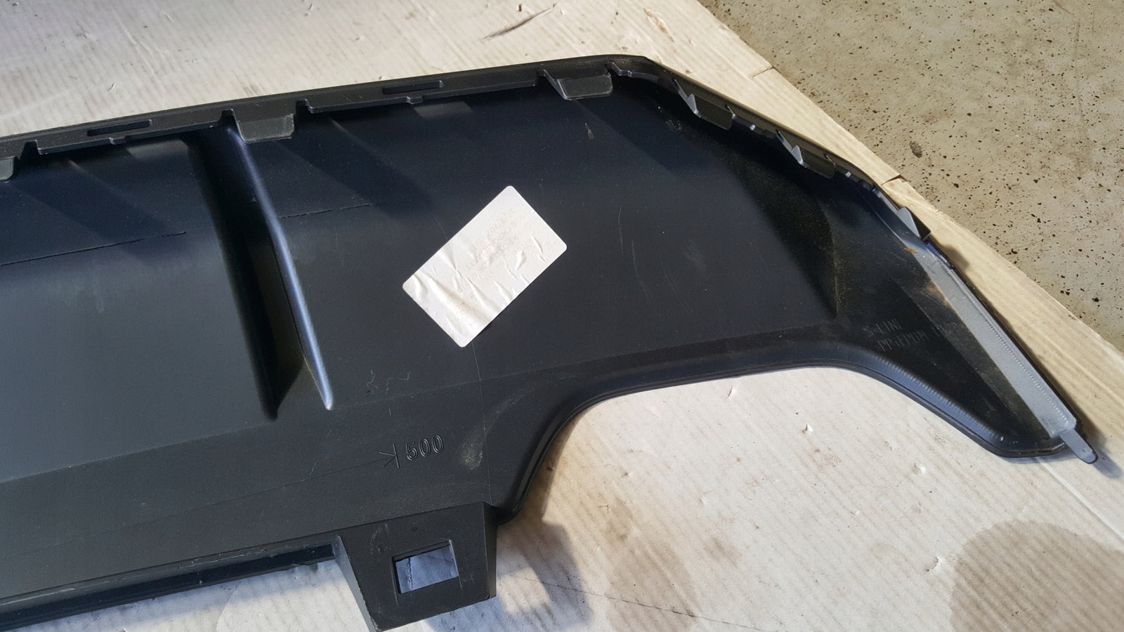 Dokładka spoiler zderzaka tył AUDI A1 82A807421A