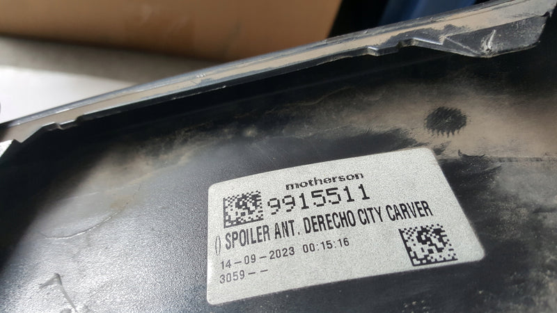 Narożnik listwa zderzaka prawy przód AUDI A1 82A807062B/C