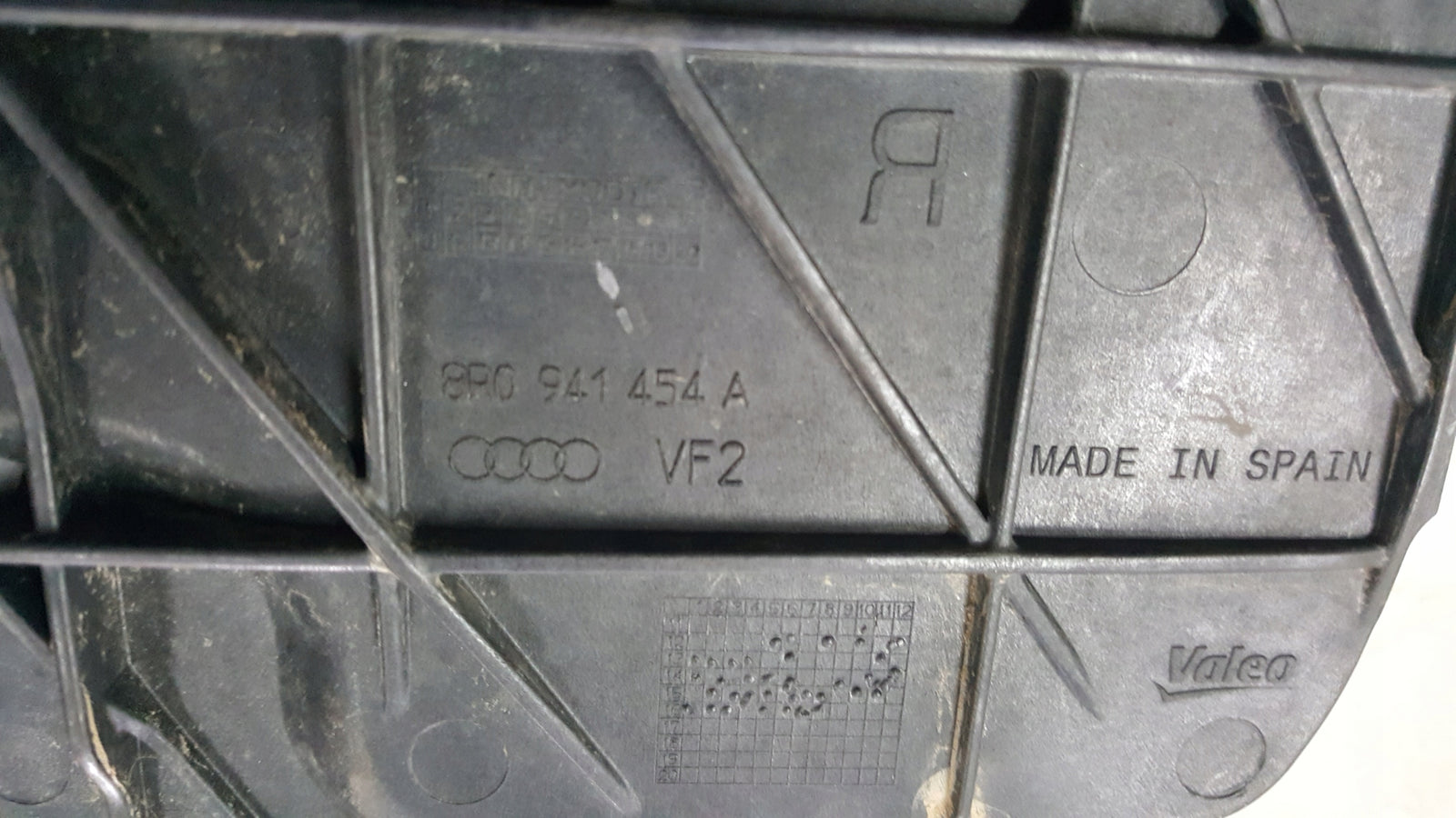 AUDI Q5 8R ŚLIZG ZDERZAKA PRAWY PRZÓD 8R0941454A ORYGINAŁ